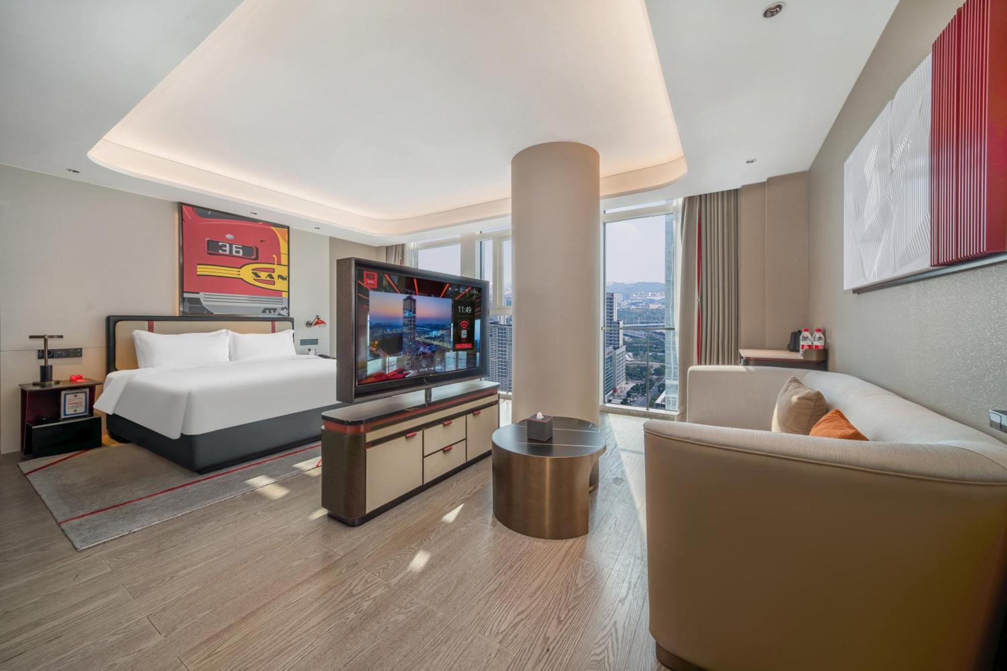 Radisson Red Guangzhou South Railway Station Hotel Kültér fotó
